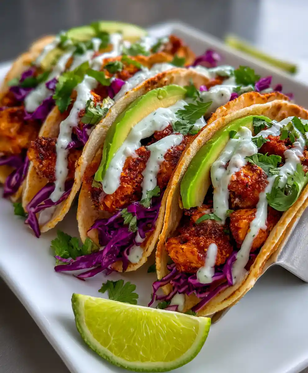 Crispy Baked Ground Chicken Tacos With 3 Ingredient Ranch Sauce 7 Crispy Baked Ground Chicken Tacos With 3 Ingredient Ranch Sauce