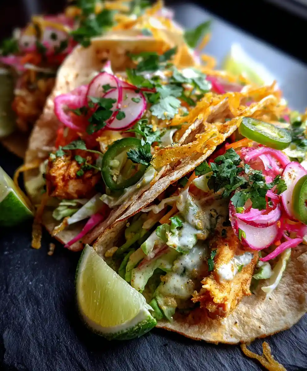 Dill Pickle Ranch Chicken Tacos 7 Dill Pickle Ranch Chicken Tacos