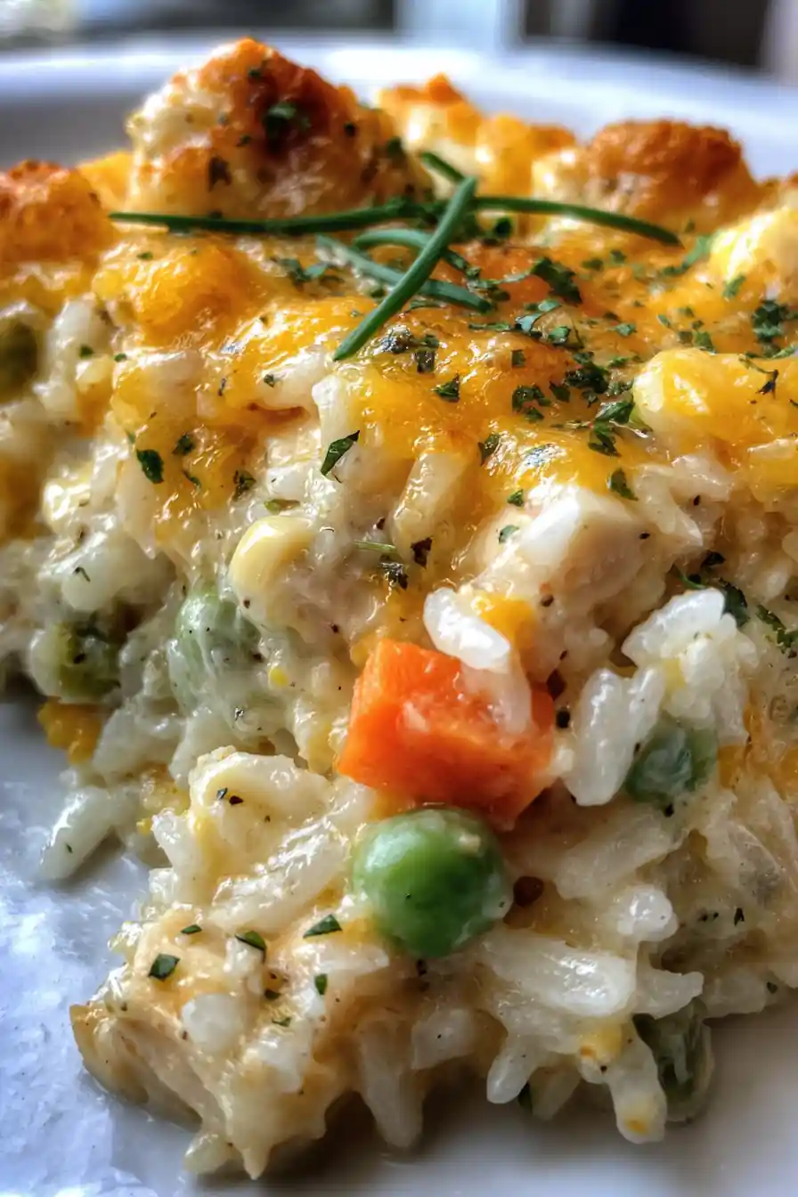 Dump And Bake Cheddar Chicken Rice Bake 7 Dump And Bake Cheddar Chicken Rice Bake