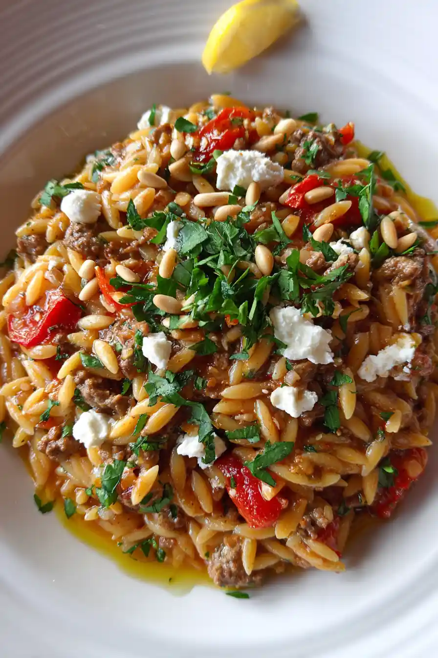 Easy Ground Beef Orzo – Delicious & Quick Dinner 7 Easy Ground Beef Orzo – Delicious & Quick Dinner
