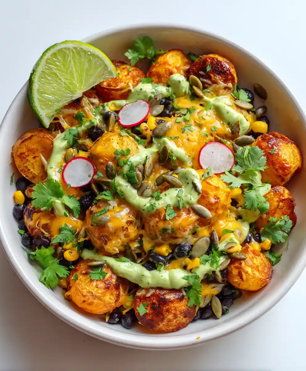 Easy Loaded Potato Taco Bowl 7 Easy Loaded Potato Taco Bowl