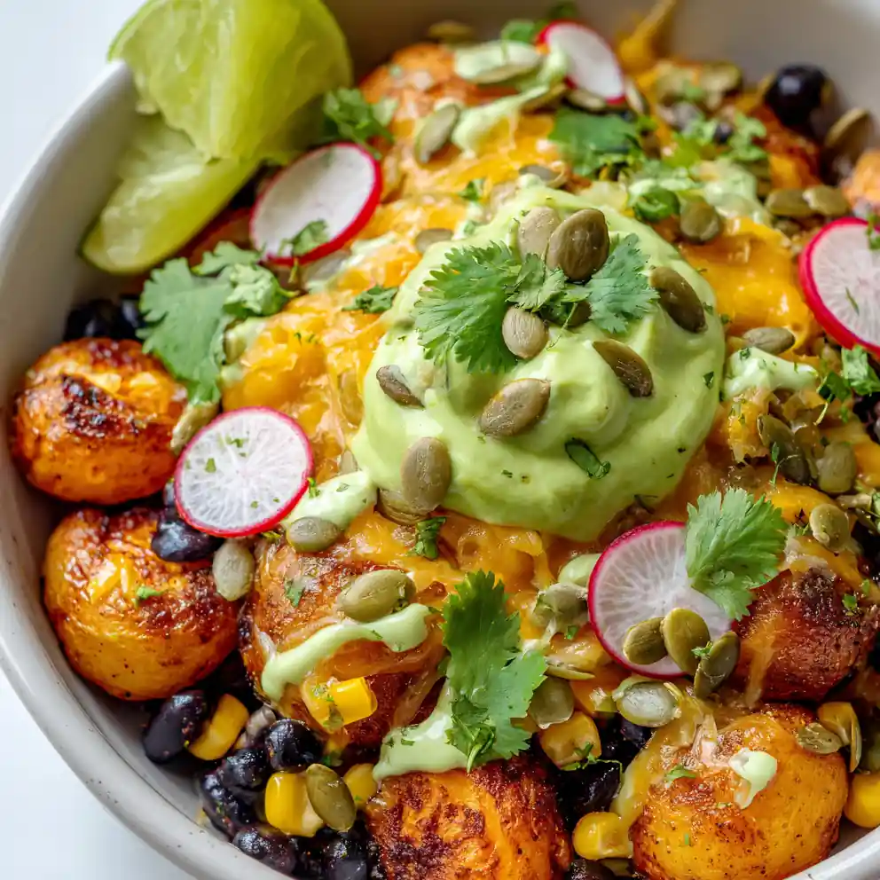 Easy Loaded Potato Taco Bowl 6 Easy Loaded Potato Taco Bowl