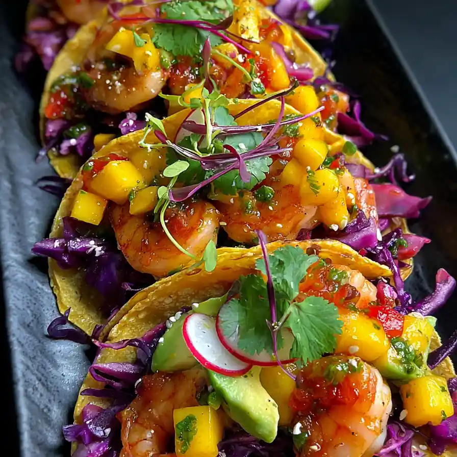 Easy Shrimp Tacos With Mango Salsa 6 Easy Shrimp Tacos With Mango Salsa