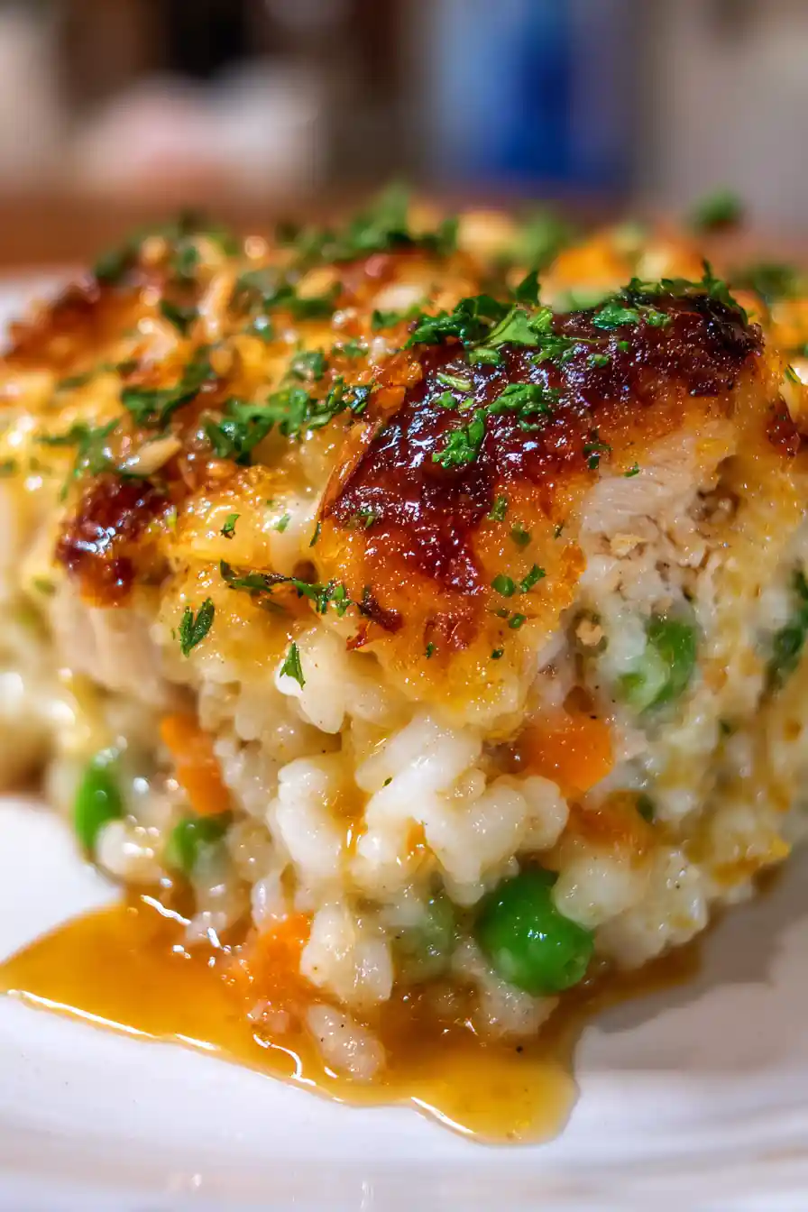 Grandma’S Chicken And Rice Casserole