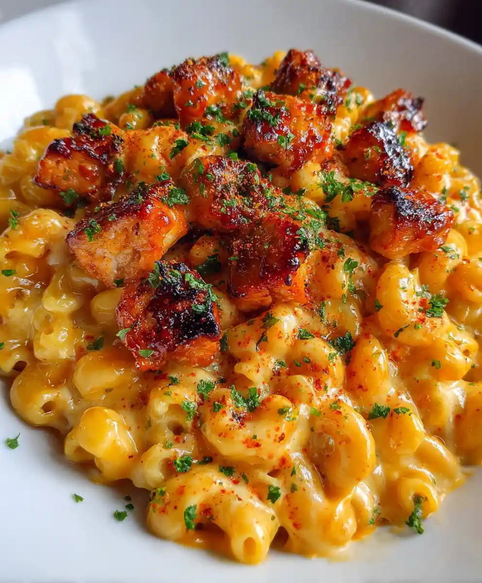 High Protein Honey Bbq Chicken Mac & Cheese 7 High Protein Honey Bbq Chicken Mac & Cheese