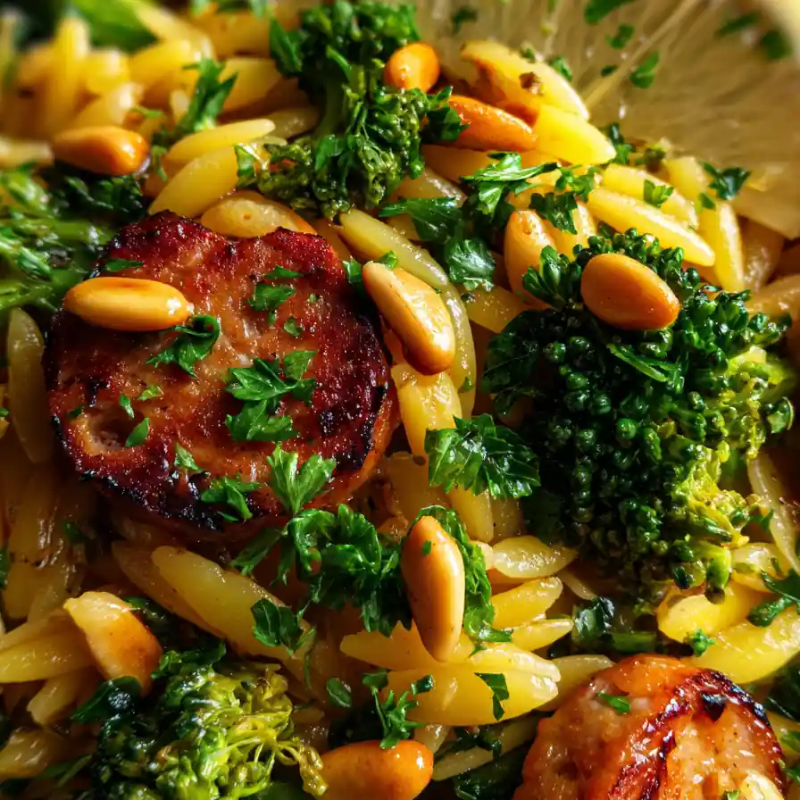 Irresistible Chicken Sausage Broccoli Orzo 6 Irresistible Chicken Sausage Broccoli Orzo