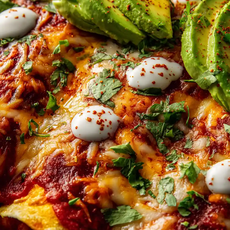 Irresistible High Protein Chicken Enchiladas