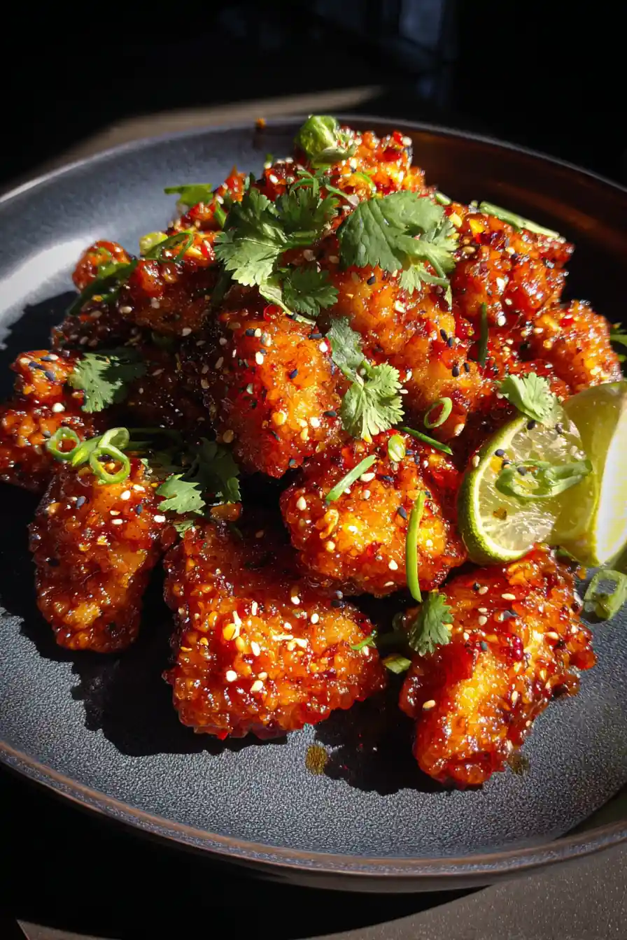 Irresistibly Crunchy Hot Honey Chicken