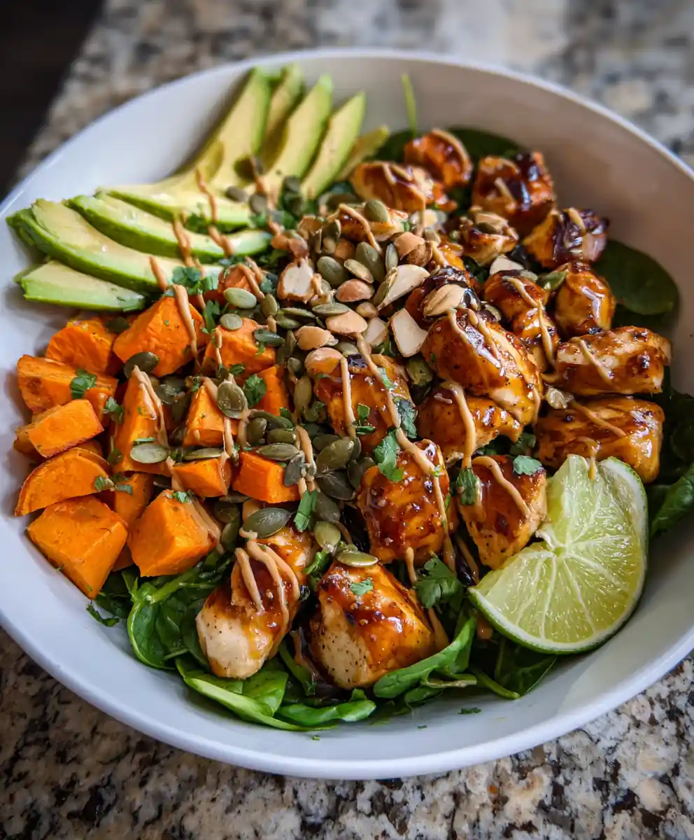 Melt In Your Mouth Maple Dijon Chicken & Sweet Potato Bowls 7 Melt In Your Mouth Maple Dijon Chicken & Sweet Potato Bowls
