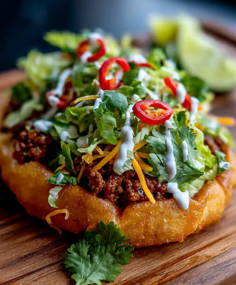 Navajo Taco Fry Bread