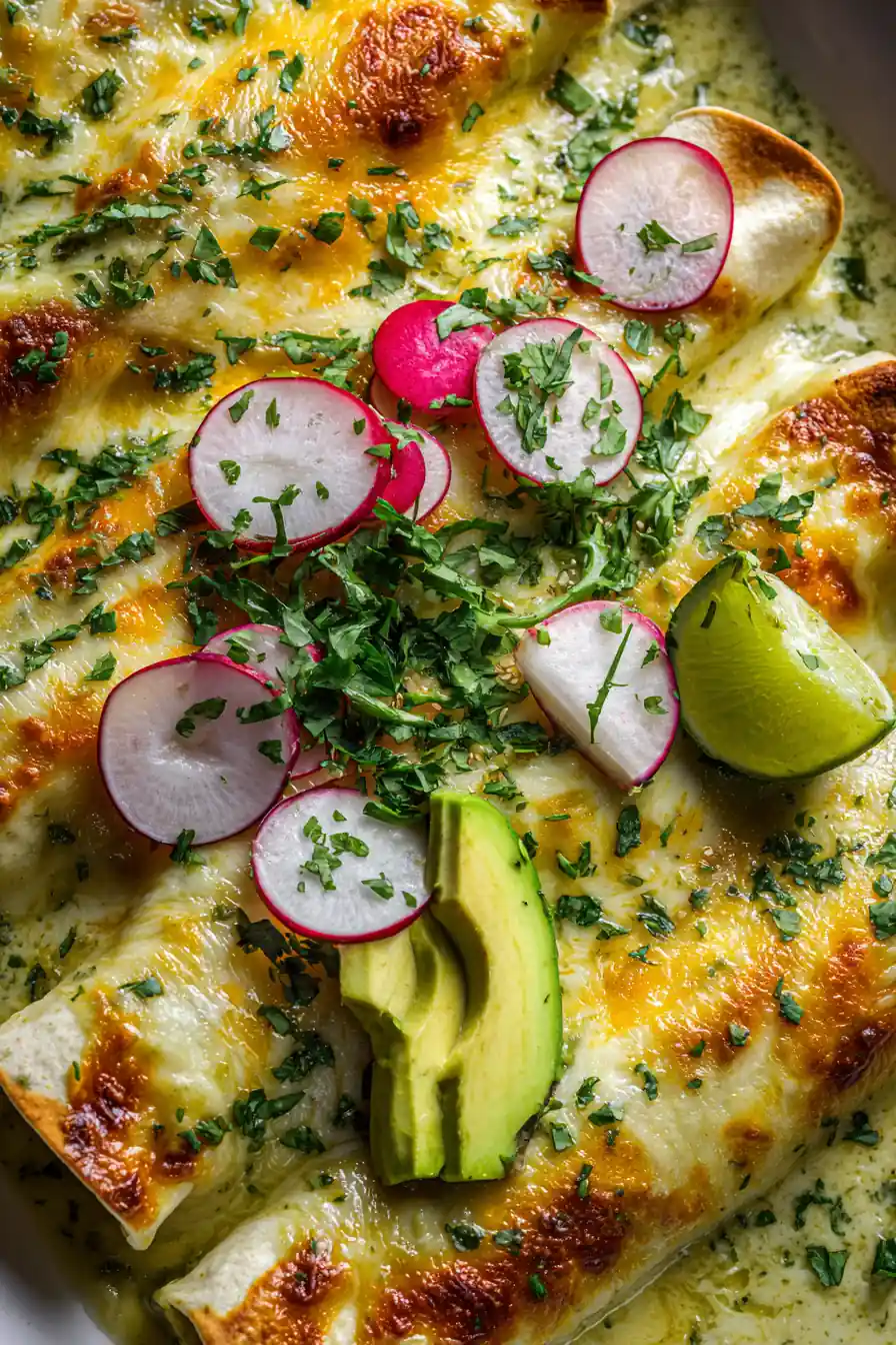 No Fail Creamy Green Chile Chicken Enchiladas 7 No Fail Creamy Green Chile Chicken Enchiladas
