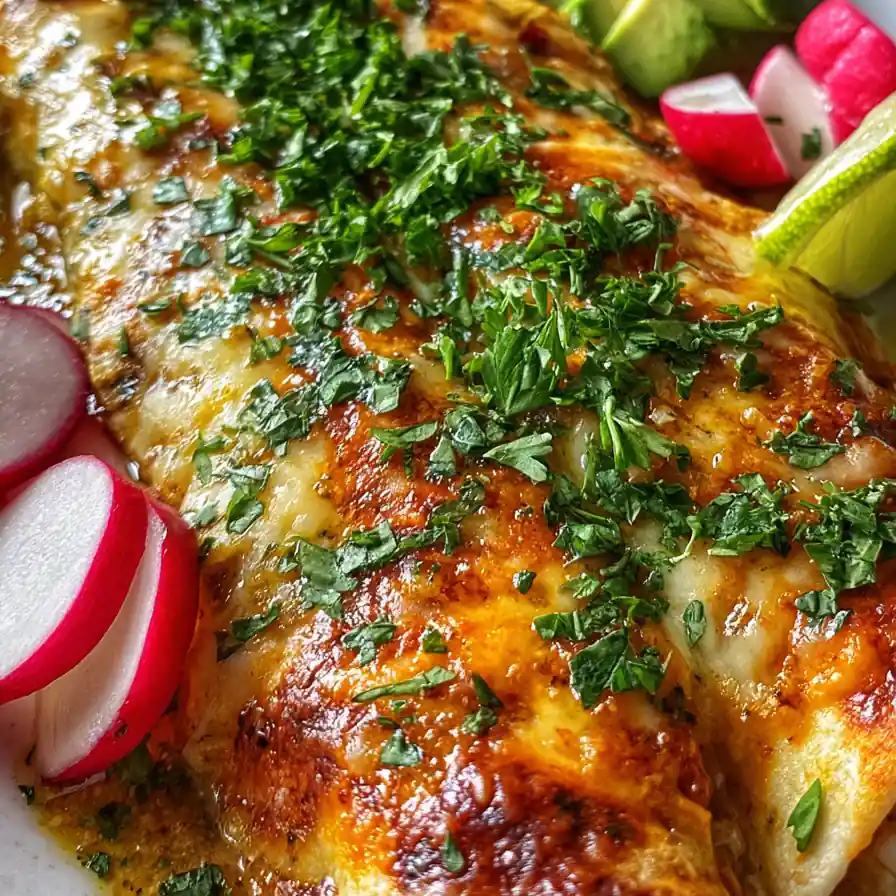 No Fail Creamy Green Chile Chicken Enchiladas 6 No Fail Creamy Green Chile Chicken Enchiladas