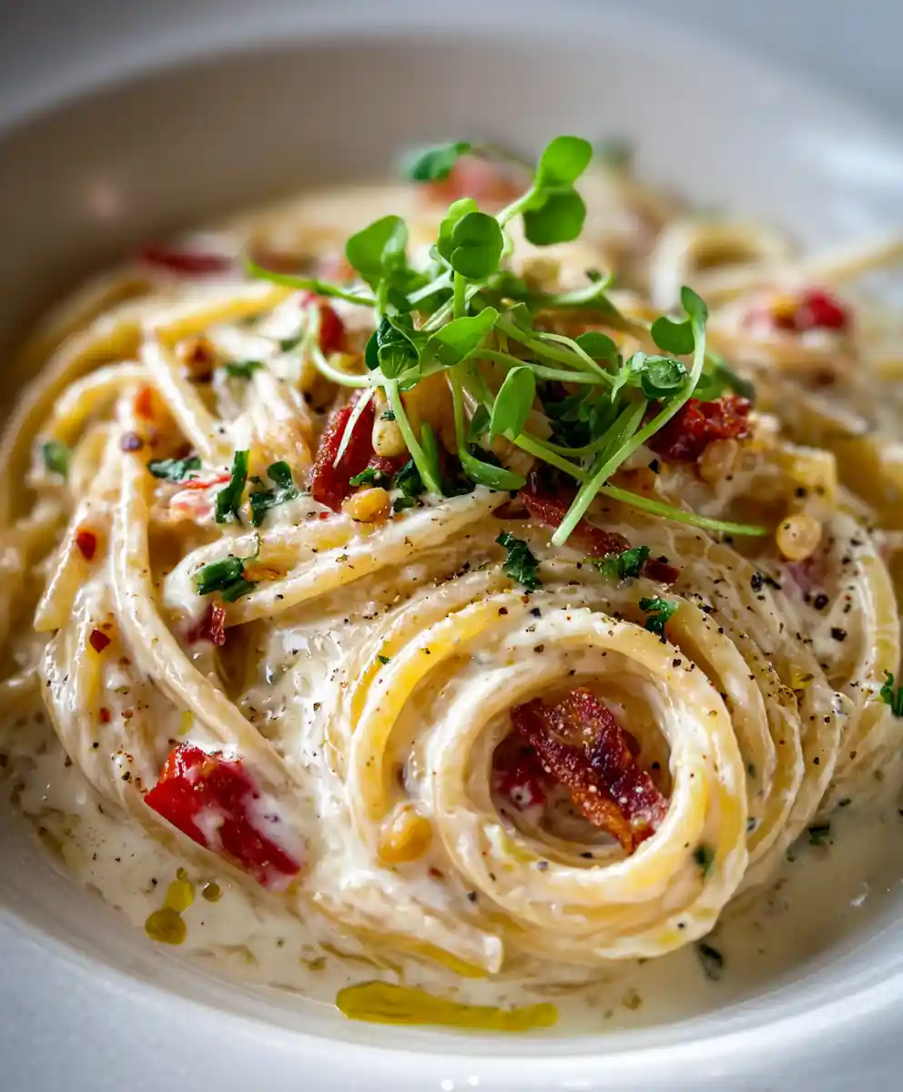 One Pot Creamy Garlic Pasta