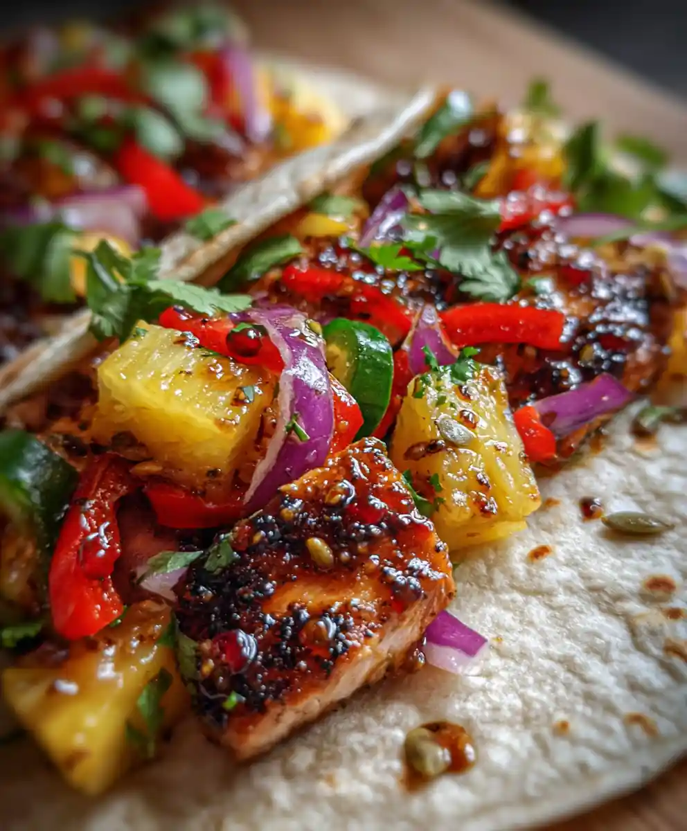 One Pan Chicken And Pineapple Tacos 7 One Pan Chicken And Pineapple Tacos
