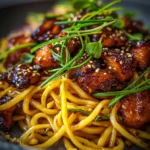 Sticky Garlic Chicken Noodles 1772961834.3169637
