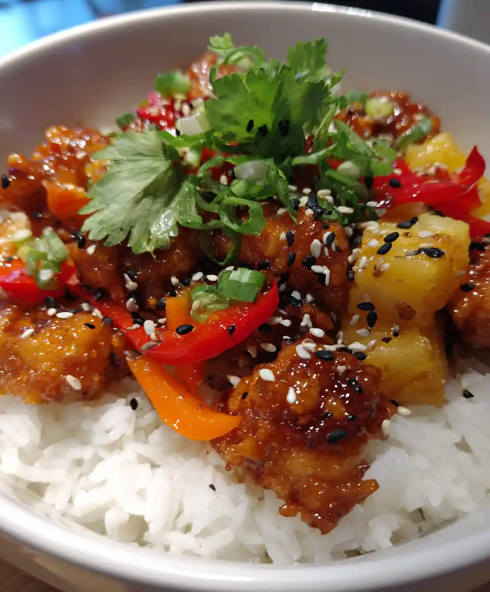 Teriyaki Pineapple Chicken Bowls
