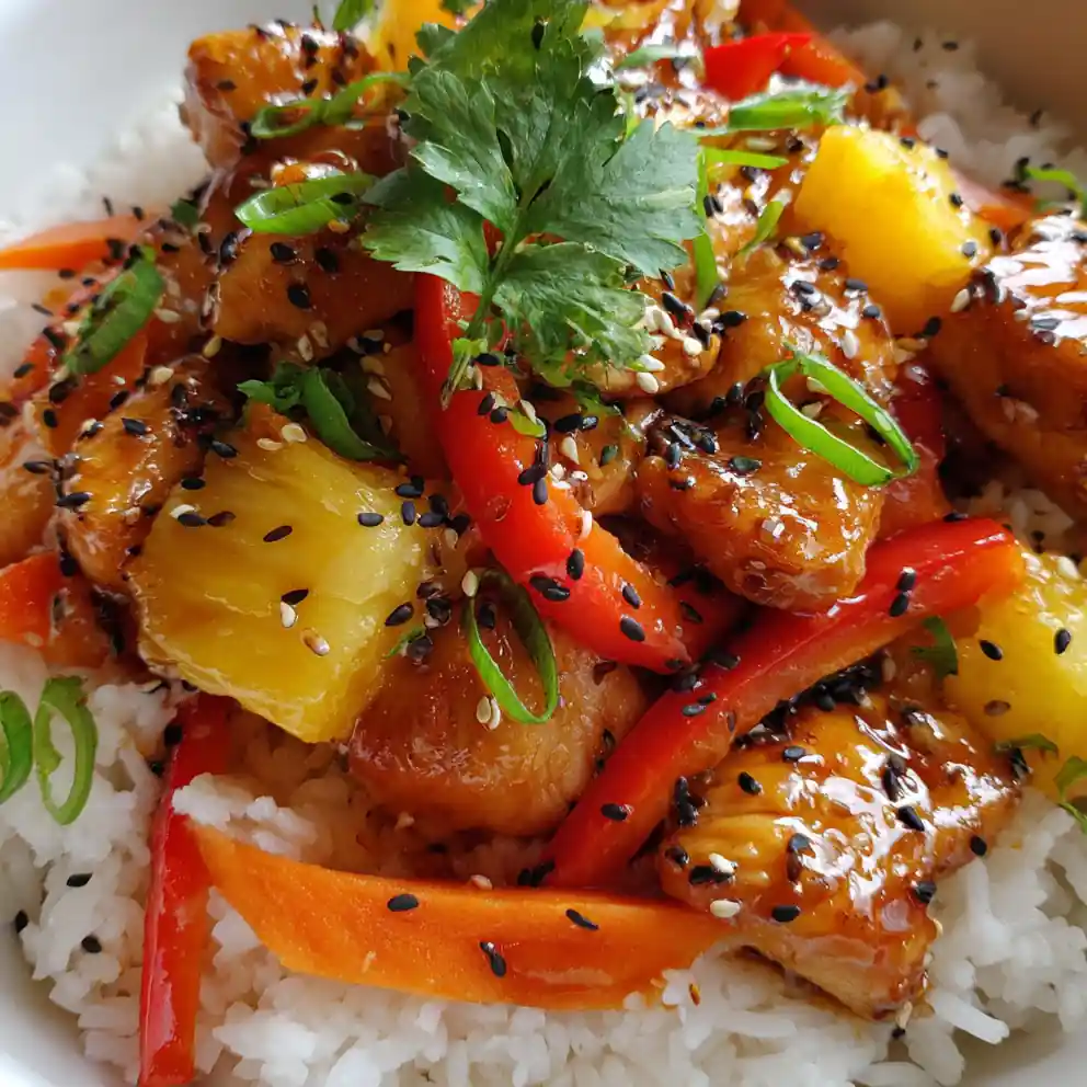 Teriyaki Pineapple Chicken Bowls