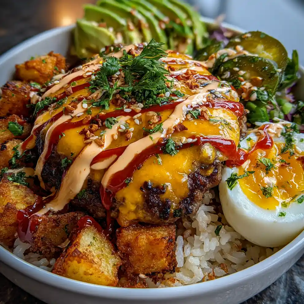 The Best Smash Burger Bowl