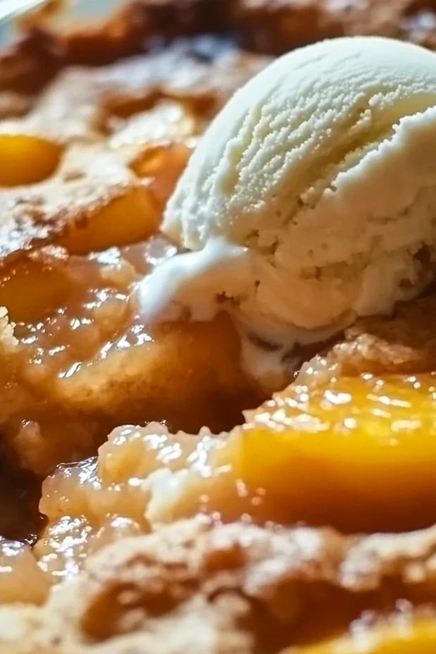 Easy Classic Peach Cobbler Recipe 3 Recipe image