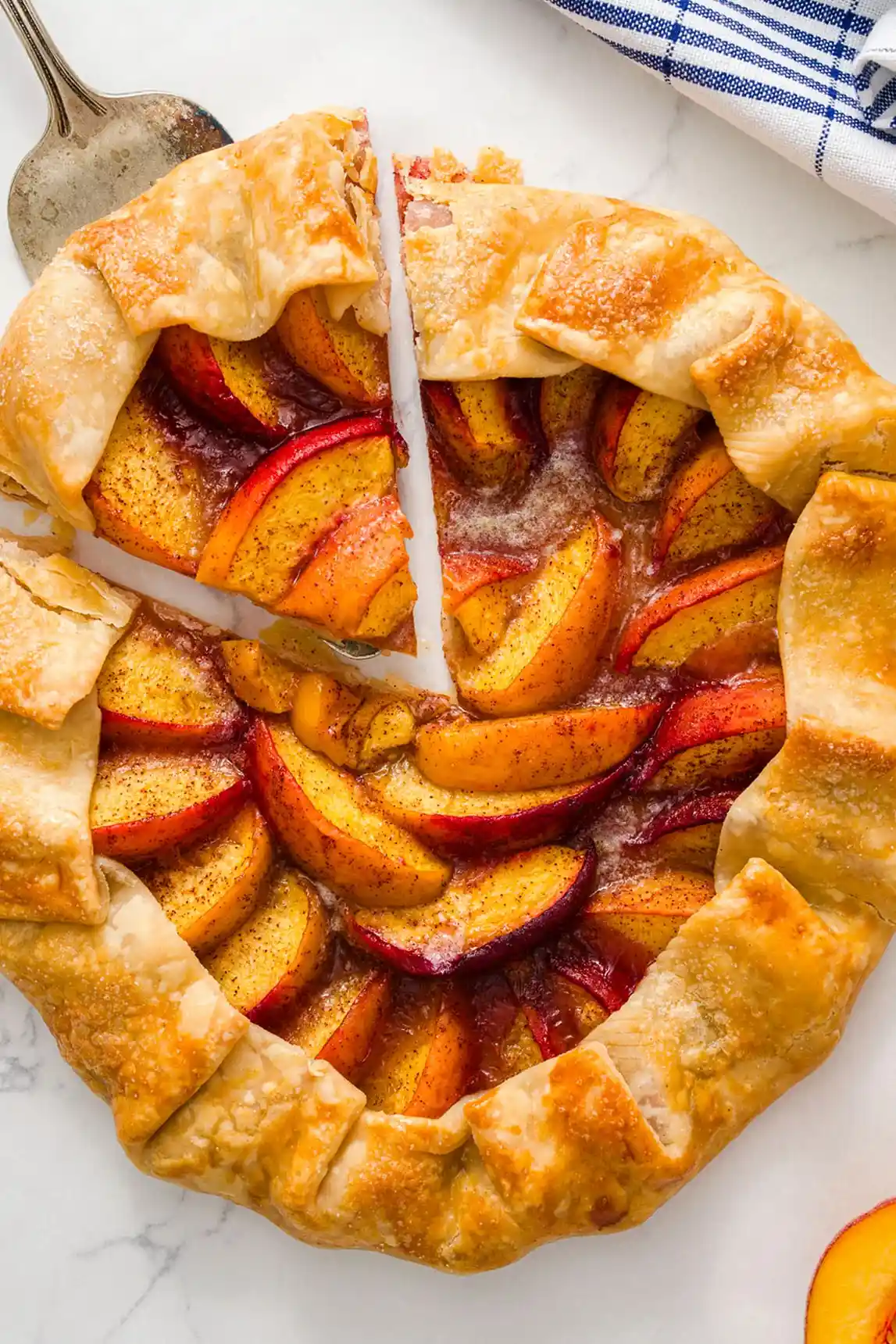 Easy Rustic Peach Galette 3 Recipe image