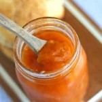 Homemade Peach Preserves with Non-Alcoholic Bourbon Flavor
