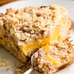Butter Pecan Peach Cake
