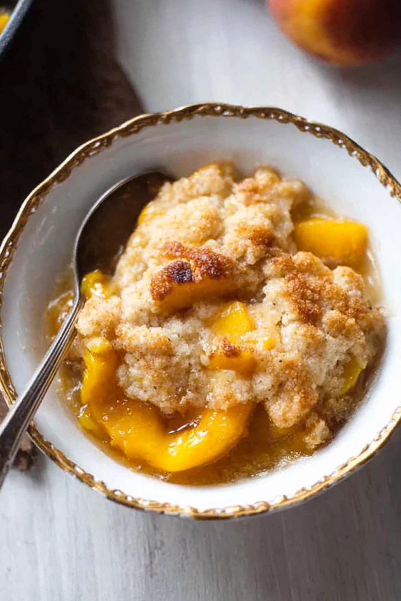 Classic Southern Peach Cobbler 3 Recipe image