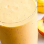 Creamy Breakfast Peach Smoothie