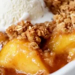 Easy Fresh Peach Crisp