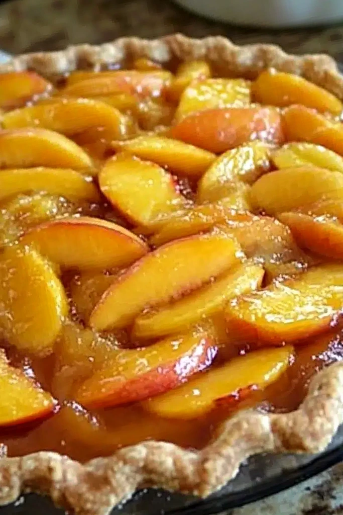 Homemade Fresh Peach Pie with Flaky Crust 3 Recipe image