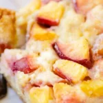 Easy Peach Custard Dessert