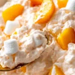 Creamy Peach Fluff Salad