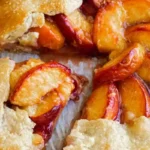 Rustic Cinnamon Peach Galette
