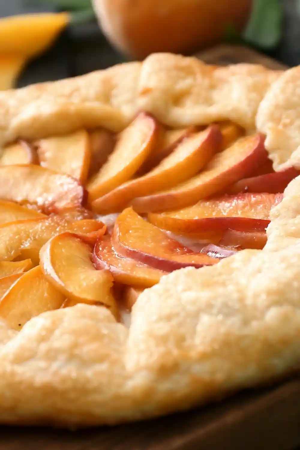 Rustic Home-Style Peach Galette 3 Recipe image