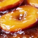 Fresh Peach Upside-Down Cake with Caramelized Topping