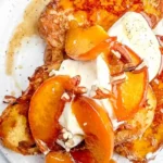 French Toast with Brown Butter Peaches