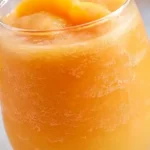 Refreshing Frozen Peach Lemonade Slushie