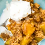 Healthy Paleo Peach Cobbler