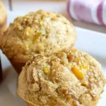 Homemade Canned Peach Muffins