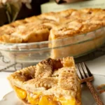 Easy Homemade Peach Pie Using Canned Peaches