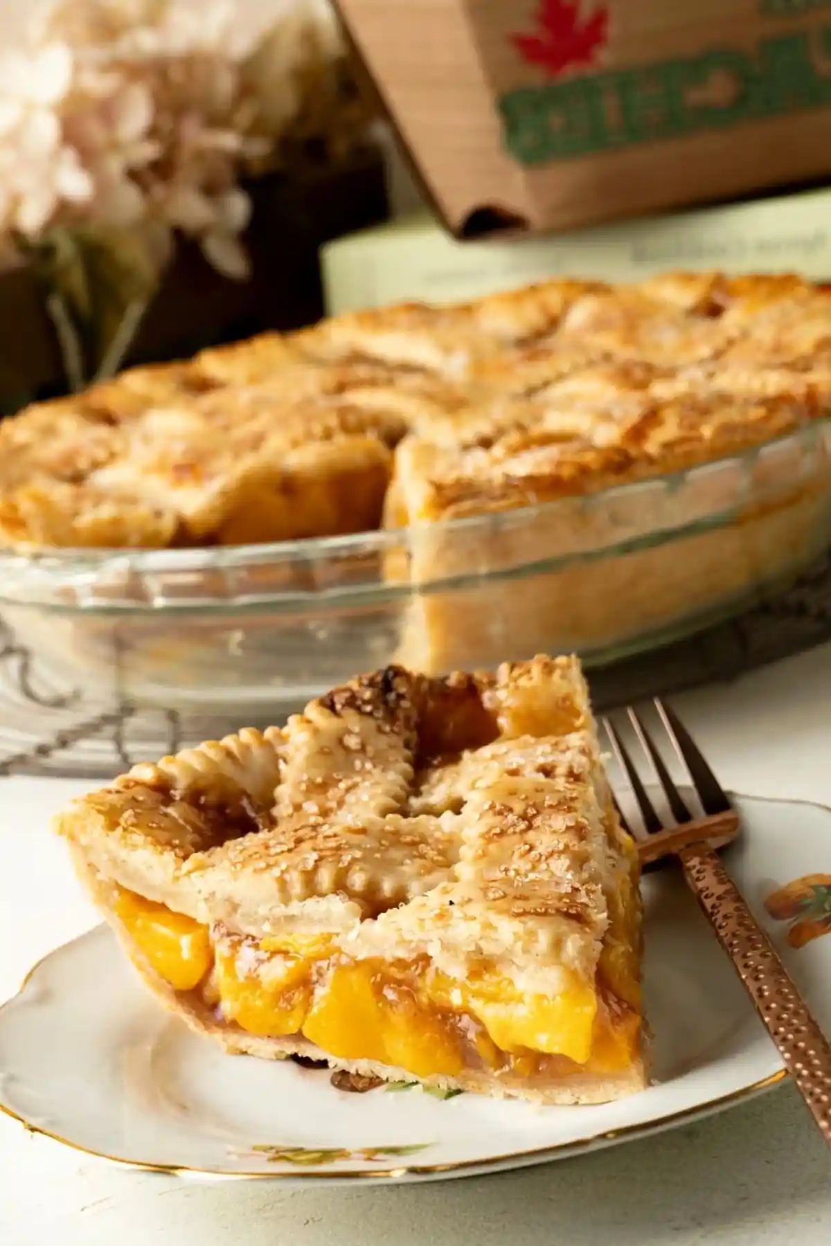 Easy Homemade Peach Pie Using Canned Peaches 3 Recipe image