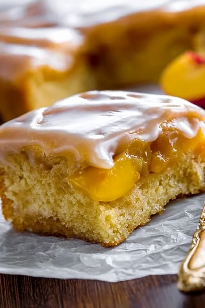 Brown Sugar Peach Cake 3 Recipe image