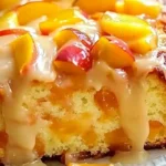 Moist Summer Peach Cake with Cinnamon Sugar Topping