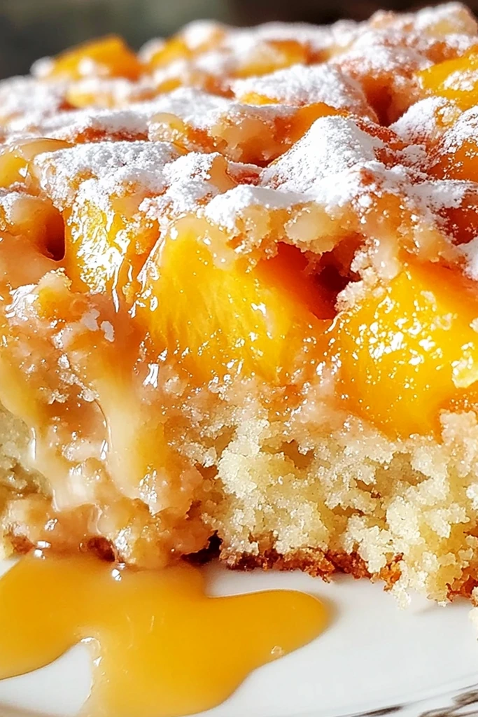 Sun-Ripened Peach Dessert Cake 3 Recipe image