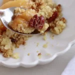 Low-Carb Peach Cobbler with Pecan Topping