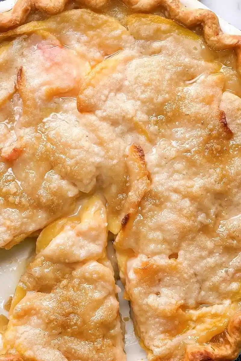 Peach Crumble Pie 3 Recipe image