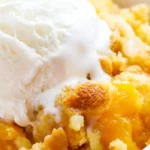 Easy Old Fashioned Peach Dump Cake