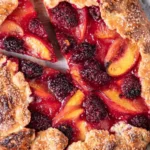 Peach Blackberry Galette