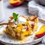 Protein-Rich Baked Peaches and Cottage Cheese Breakfast