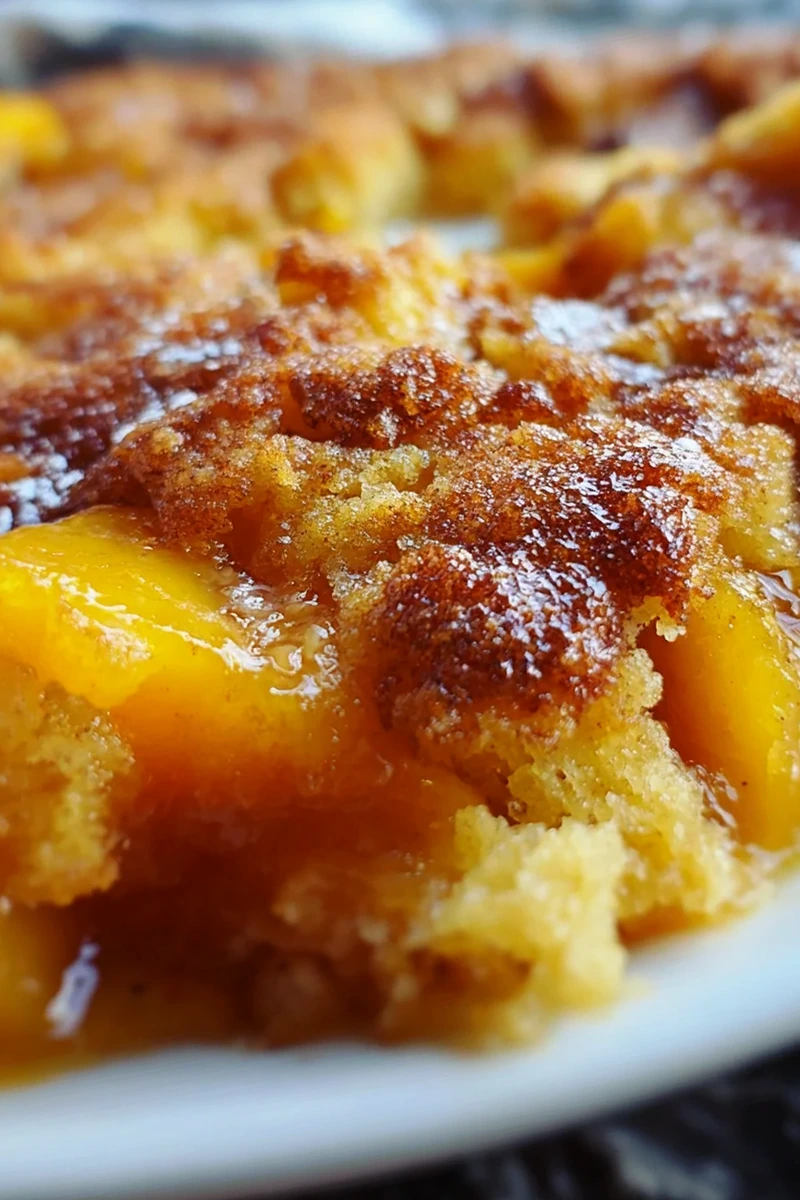 Easy Peach Cobbler with Cake Mix 3 Recipe image